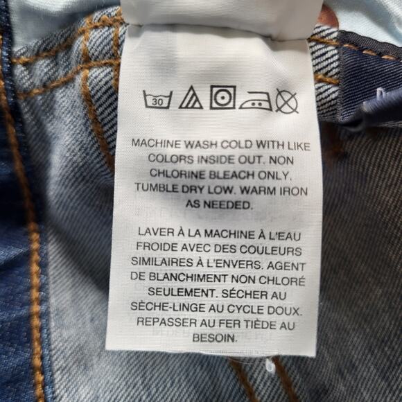 Madewell 10" High Rise Skinny Button Fly Released Raw Hem Medium Wash Jeans 27 4 - Picture 11 of 11